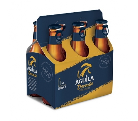 CERVEZA ESPECIAL EL AGUILA PACK 6X200 ML