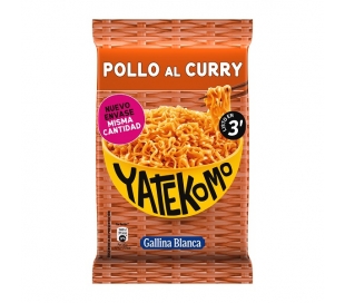 FIDEOS ORIENTALES POLLO AL CURRY YATEKOMO 79 GR.