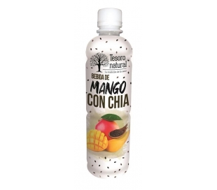 BEBIDA DE CHIA MANGO TESORO NATURAL 450 ML.