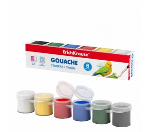 TEMPERA 6 COLORES ERICHKRAUSE 1 UN.