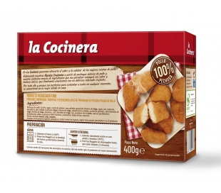 NUGGETS REBOZADO FINO LA COCINERA 400 GRS.