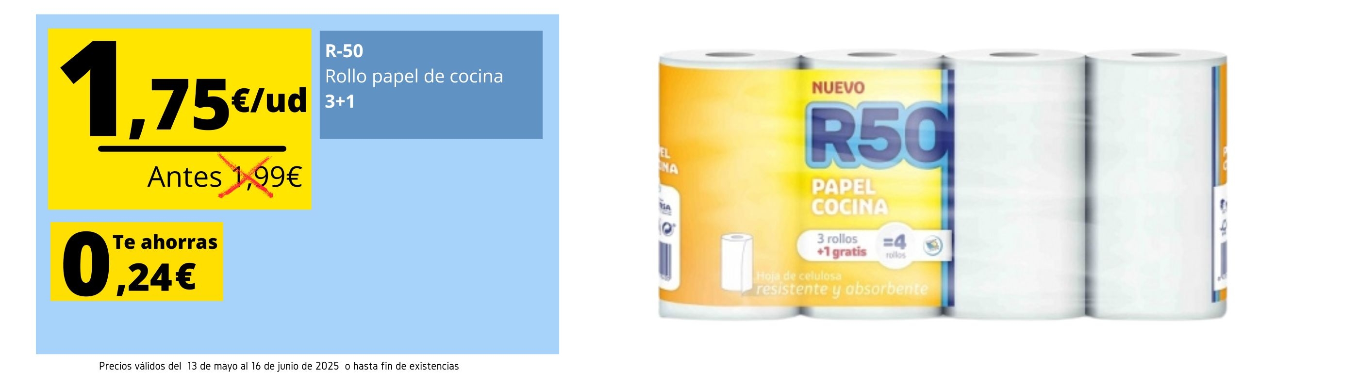 Papel de cocina R-50