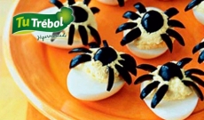PARA HALLOWEEN: HUEVOS ARAÑA