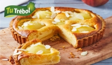 Pastel de pera y manzana