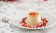 Flan de turrón sin horno ni huevo